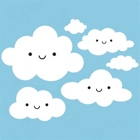 cute cloud clipart - Clip Art Library