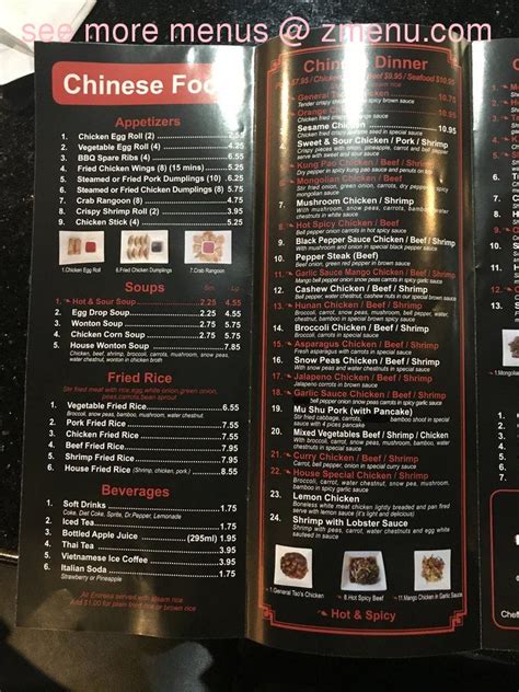 Online Menu of Little V Restaurant, League City, Texas, 77573 - Zmenu