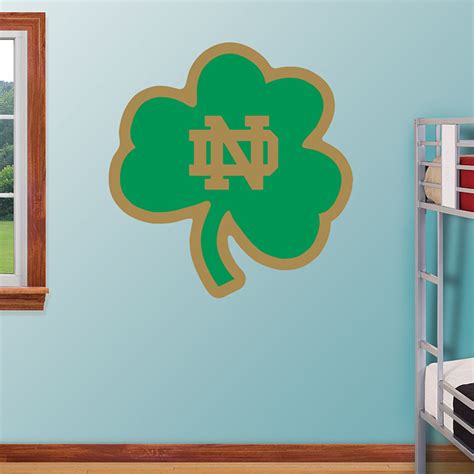 Notre Dame Fighting Irish - Green "ND" Logo Wall Decal | Shop Fathead ...