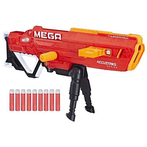 Nerf N-Strike Mega Accustrike Thunderhawk With 10 Nerf Mega Darts ...