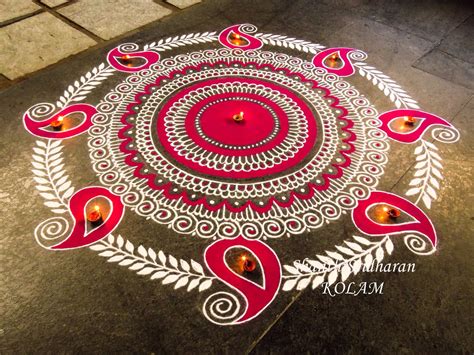 Pin by Nidhi Bhatt on Kolam/Rangoli ideas | Rangoli designs, Small ...