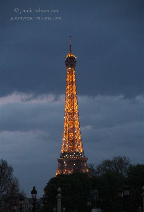 Eiffel Tower at Night: Travel Photo of the Day - Got My Reservations