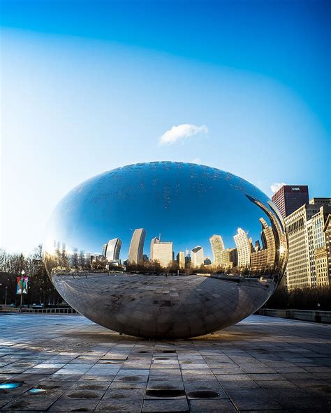 HD wallpaper: City Reflecting On The Bean, buildings, chicago ...