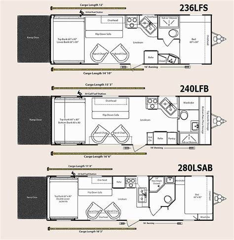 Drv Toy Hauler Floor Plans | Printable Templates Free