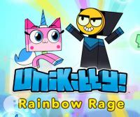 Unikitty Rainbow Rage - Games online 6games.eu