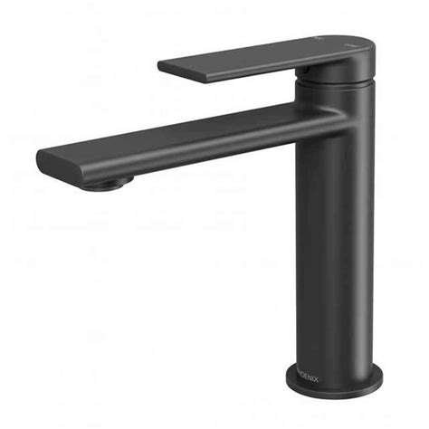 Phoenix Tapware Basin Mixer Tap Matte Black Bathroom Teel 118-7700-10-1