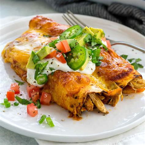 Chicken Enchiladas Recipe - Jessica Gavin