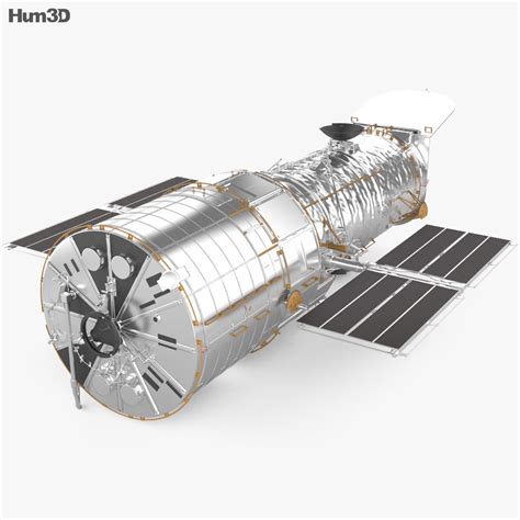 Hubble Space Telescope 3D model - Spacecraft on Hum3D