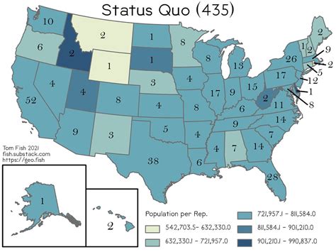 The US House of Representatives Needs to be Expanded - Maps for the Getaway