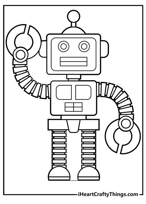 Cool Robot Coloring Pages