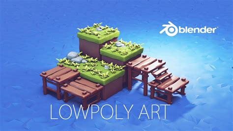 Lowpoly 3d Illustration in Blender 3D | Game Design | 3d Environment ...