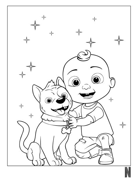 Printable Cocomelon Coloring Pages