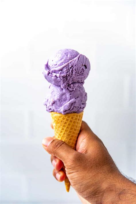 Ube Ice Cream (Purple Yam Ice Cream) - The Flavor Bender