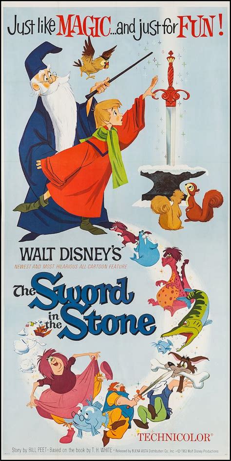 The Sword in the Stone (1964) - Poster US - 1501*3000px