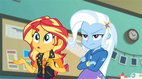 Sunset Shimmer And Trixie by fluttercool on DeviantArt