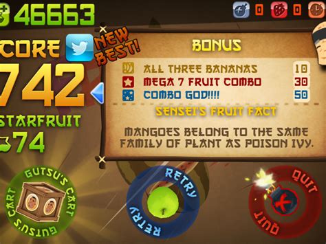 Highest Score In Arcade Mode Of "Fruit Ninja" | World Record ...