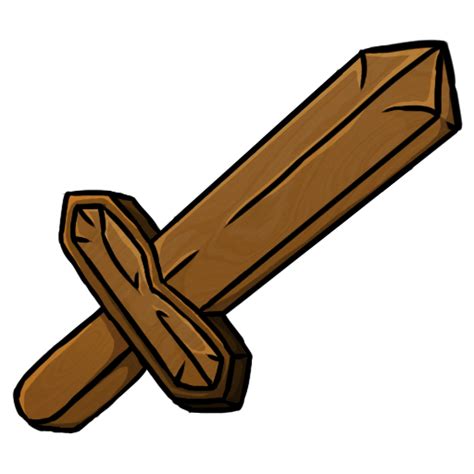 Transparent Minecraft Wooden Sword Png - jhayrshow