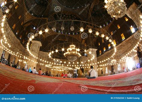 Interior Dome of a Mosque editorial stock image. Image of ahmed - 21926334