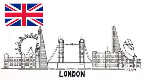 London Skyline Sketch