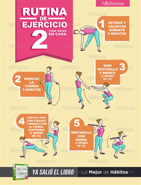 Rutina de ejercicio 2 (para hacer en casa) – Hábitos Health Coaching