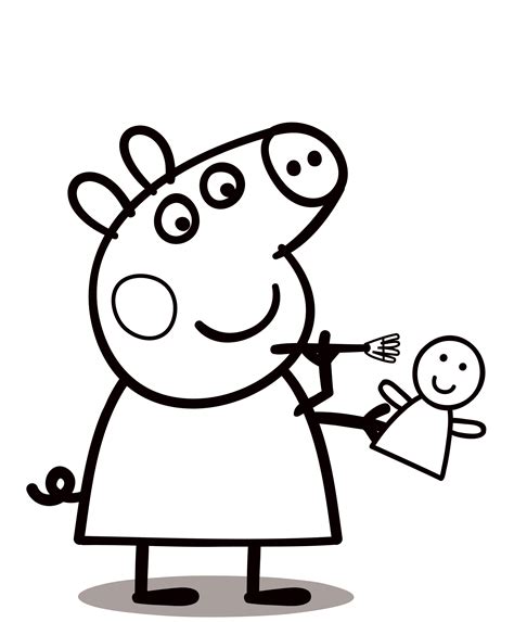 Peppa Pig coloring pages to print for free and color