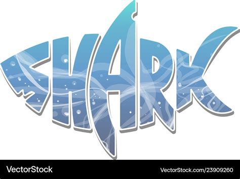 Colorful shark logo design Royalty Free Vector Image