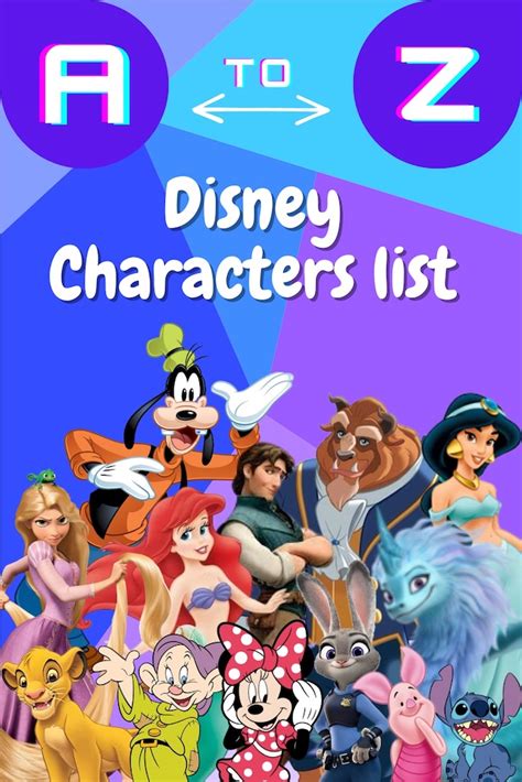 4 Letter Famous Disney Characters | Onvacationswall.com