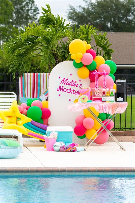 Make a Splash with a Malibu Pool Party this Summer | Cutefetti