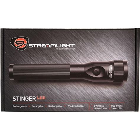 Lot Detail - Streamlight Stinger LED Rechargeable Flashlight