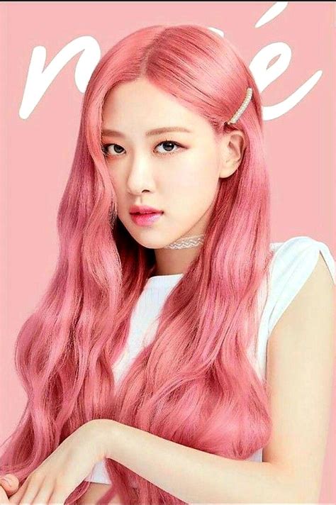 Blackpink Rose Wallpaper - Pink Hair - 241020 - 0636 #rose #blackpink ...