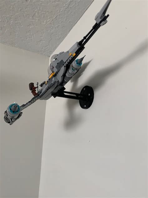 mandalorian lego N1 starfighter wall mount by Galactictoast | Download ...