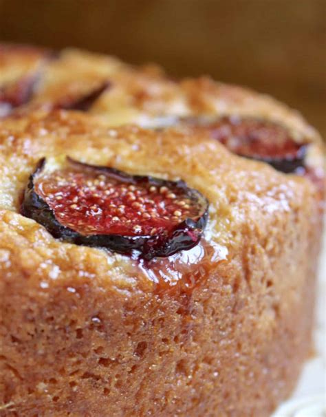 Fig Cake with Orange and Brown Sugar Glaze - Christina's Cucina