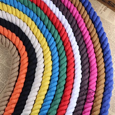 Cord 20mm handmade diy accessories three strands twisted rope cotton ...