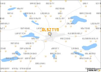 Olsztyn (Poland) map - nona.net