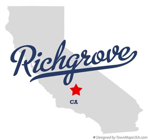 Map of Richgrove, CA, California