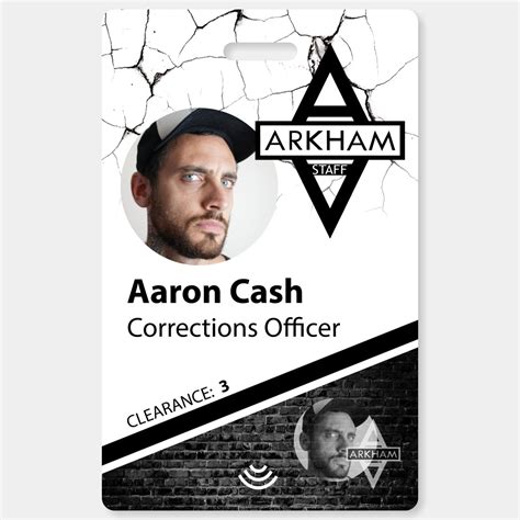 Arkham Asylum Staff ID Badge - DOPPELBADGER