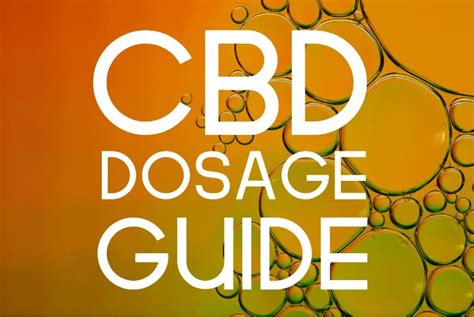 CBD Dosage - How much CBD should I take? | Hemppedia