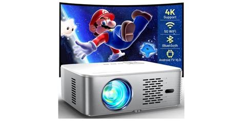 CiBest 1080p WiFi Bluetooth Projector