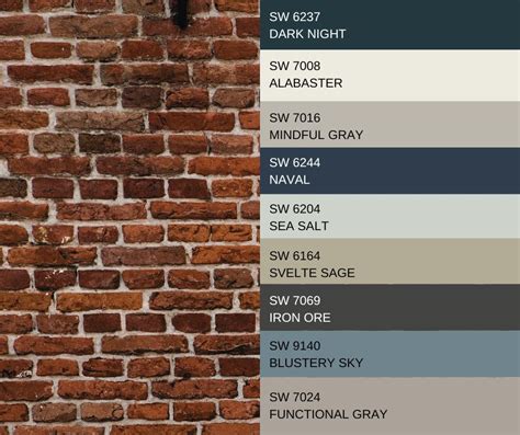 11 Paint Colors That Compliment Red Brick House - NISH E-Design | Red ...