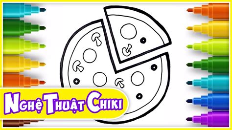 Tổng hợp với hơn 51 về tô màu pizza mới nhất - cdgdbentre.edu.vn