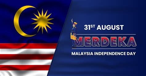 Malaysia Independence Day Celebration Background 22432856 Vector Art at ...