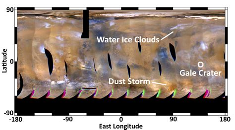 Mars Weather Map, July 31 – NASA Mars Exploration