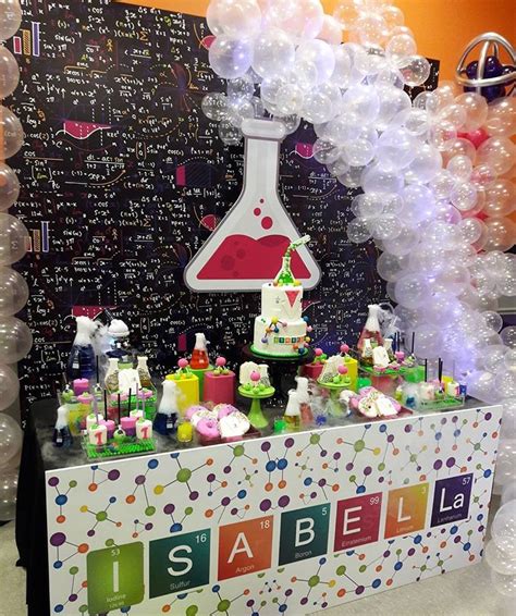 #fiestasdepot #fiestasdepotevents #beautifulparty Science Themed Party ...