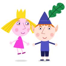 Cartoon Characters: Ben and Holly (PNG)