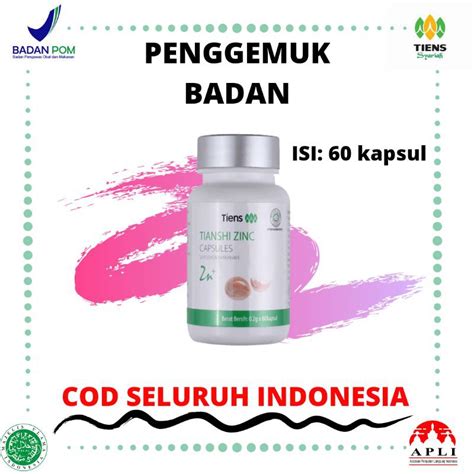 Jual Vitamin Penambah Berat Badan Anak | Zinc Capsules | Vitamin ...