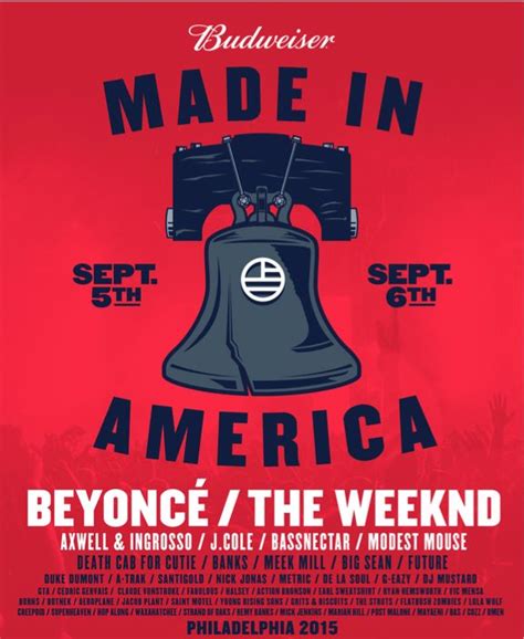 Official Made in America Lineup | Axwell and ingrosso, Summer music ...