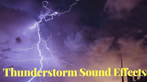 THUNDERSTORM SOUND EFFECTS ROYALTY FREE SOUND EFFECTS NO COPYRIGHT ...