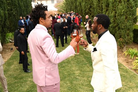 JAY-Z and Diddy at the 2020 Roc Nation Brunch in LA | Celebrities at ...