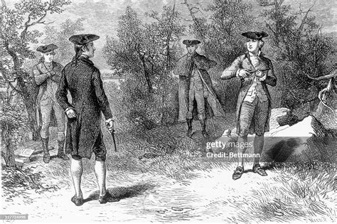 The duel between Alexander Hamilton and Aaron Burr, undated... News ...