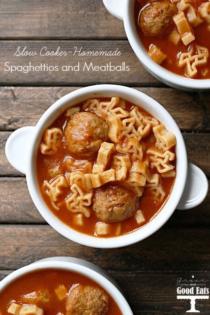 Homemade Spaghettios with Meatballs Recipe - Grace and Good Eats